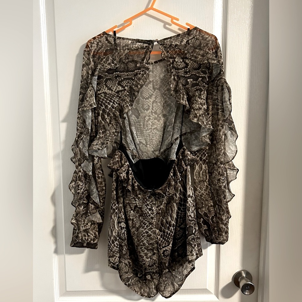 Agatha | Sexy Romper cutout ruffle